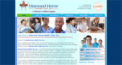Desktop Screenshot of diamondhomehealthcare.com